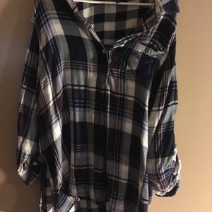 Lane Bryant Flannel Top